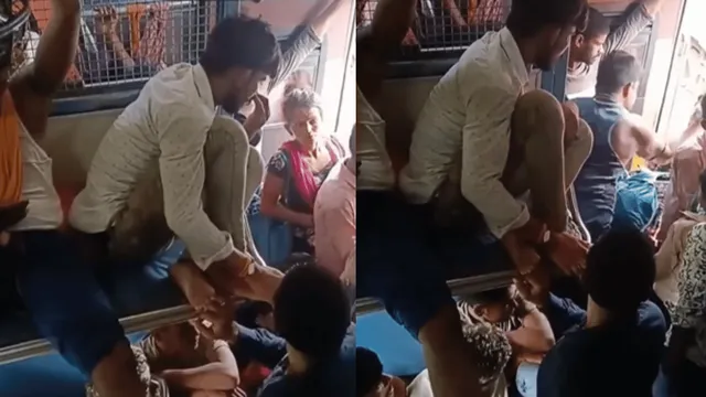 woman-spits-on-train-passenger-and-tries-to-run-away-gets-instant-karma-viral-video